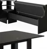 Eckbankgruppe Vicco Roman Schwarz 180 x 180 cm mit Tisch, Produktbild-Vorschau 6