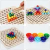 Holz Montessori Spielzeug,Clip Perlen Puzzle Brettspiele, Produktbild-Vorschau 6