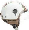 Casco Jet CGM 191I PIX ITALIA Verde Bianco Rosso Visiera Anteprima dell’immagine prodotto 3
