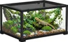 PawHut Terrarium für Reptilien Glasterrarium mit Schiebetür Produktbild-Vorschau 1