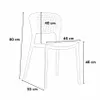 Chaises Chaise de cuisine Chaise de table Chaise de jardin Voir les images du produit 5