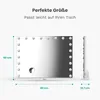 Mirlux, miroir Hollywood, 80 x 60 cm, blanc, avec 18 LED, Voir les images du produit 8