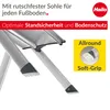 Close-up of the feet of a step stool, highlighting its non-slip features and stability. Náhled obrázku produktu