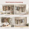 WOLTU Kleiderstange Wandmontage, Kleiderständer mit 5 Produktbild-Vorschau 5