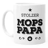 Kaffee-Tasse Stolzer Mops Papa Mops Besitzer Hundebesitzer Produktbild-Vorschau 2