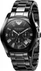 Armani AR1400 Herren Chronograph Uhr Armbanduhr Produktbild-Vorschau 5