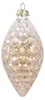 Guaina natalizia Clayre & Eef Ø 6x12 cm Vetro color oro Anteprima dell’immagine prodotto 1