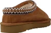 A side view of a brown UGG slipper with a decorative trim around the opening. Anteprima dell’immagine prodotto