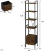 A product image showing dimensions and a separate storage cube. Produktbild-Vorschau