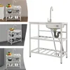 Sinks 75*40*78cm Volně stojící dřez Kuchyňský dřez z Náhled obrázku produktu 1