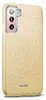 A gold glitter phone case for a Samsung Galaxy S22. Produktbild-Vorschau