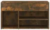 vidaXL Schuhbank Räuchereiche 80x30x45 cm Holzwerkstoff Produktbild-Vorschau 5