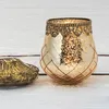 Vintage Kerzenglas Laterne als Outdoor Windlicht gold in 14 Produktbild-Vorschau 6