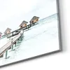 DEQORI Glasbild Echtglas 90x60 cm 'Flucht ins Paradies' Produktbild-Vorschau 5