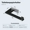 doporro Toilettenpapierhalter selbstklebend, Produktbild-Vorschau 7