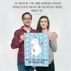 Mr. & Mrs. Panda Bild Einhorn Baby DIN A2 - Blau Pastell - Produktbild-Vorschau 4