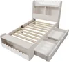 Flieks Klassisches Bett Holzbett 90x200cm mit 2 Schubladen, Produktbild-Vorschau 9