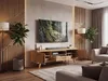 FineBuy TV Lowboard 150cm Eiche Nachbildung Moderner Produktbild-Vorschau 2