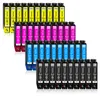 A collection of printer ink cartridges arranged in rows. Produktbild-Vorschau