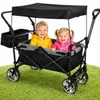 BigDean Bollerwagen faltbar mit Dach, 105L, 100kg, Produktbild-Vorschau 1