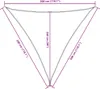 vidaXL Voile d'ombrage Oxford Tissu Triangulaire 3x3x3 m Voir les images du produit 8