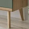 Sideboard Wohnzimmer in Eiche mit grün AVEZZANO-61 Modern Produktbild-Vorschau 4