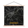 MuchoWow® Textilposter Pforzheim - Gold - Karte - Produktbild-Vorschau 1