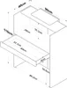 Skye Decor, MA101 - 3859, Empfangstisch, Nussbaum, 100 % Produktbild-Vorschau 8
