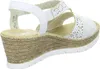 Rieker 61916-31 Schuhe Damen Keil Sandalen Sandaletten , Produktbild-Vorschau 3