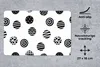 MuchoWow® Mauspad Mousepad Muster - Punkte - Schwarz und Produktbild-Vorschau 3