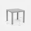 Tavolo basso per bar o giardino Quadrato 45x45 cm per uso Anteprima dell’immagine prodotto 4
