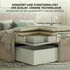 Boxspringbett RALF  140 x 200 cm mit Bettkasten, Topper und Produktbild-Vorschau 9