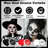 Sada na líčenie na Halloween: farby na tvár a telo, biela, Náhľad obrázku produktu 2
