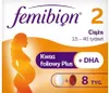 A box of Femibion Natal 2 prenatal vitamins, showing a silhouette of a pregnant woman and information about the product. Produktbild-Vorschau