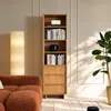 Bücherregal SUNA 50 cm breit schmal Standregal Karamell Produktbild-Vorschau 1