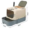Katzentoilette mit Deckel Katzenklo modernes Design Produktbild-Vorschau 5
