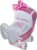 Windeltorte Kinderwagen + 3 tlg. Babyset rosa Produktbild-Vorschau 1