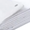 A close-up, folded view of a white tarp with grommets. Produktbild-Vorschau