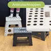 Klapphocker / Tritthocker, 29x22x39 cm, weiß-schwarz Produktbild-Vorschau 6