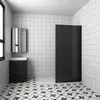 AICA Walk in Dusche 80x200cm 8mm NANO ESG schwarz für Produktbild-Vorschau 2