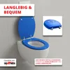 Grafner WC Sitz aus MDF stabile Qualität Blue Drop mit Produktbild-Vorschau 6