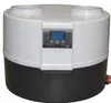 A white and black heat pump with a control panel. Produktbild-Vorschau