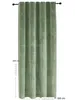 Vorhang Kräuselband Lindgrün Verdunkelung 300x245 cm Samt Produktbild-Vorschau 3