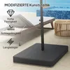 Stojak na parasol Outsunny, 4-częściowy, wodoodporny, do Podgląd zdjęcia produktu 5