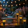 1.01 LED Solar Gartenfackel in Rattan Optik - 12 Stück - Produktbild-Vorschau 7
