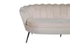 Nice Sofa 3 Personen velour beige. Produktbild-Vorschau 3