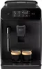 A black Philips espresso machine with two cups of coffee. Voir les images du produit