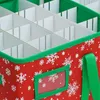 Relaxdays kerstbal opbergbox, voor 128 ballen, afmetingen Productafbeelding-voorbeeld 6