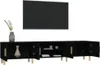 Mobile TV nero 180x31,5x40 cm Materiale in legno Anteprima dell’immagine prodotto 5