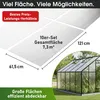 Product image showing polycarbonate sheets and a greenhouse. Produktbild-Vorschau